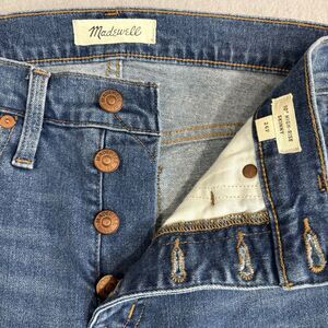Madewell 10” High Rise Skinny Jeans Woman’s 26P Button Fly Medium Wash Jeans